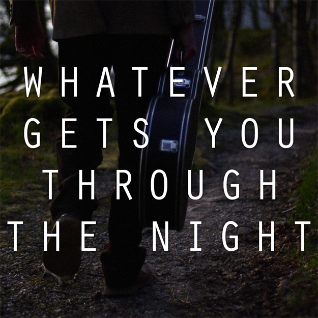 Whatever Gets You Through The Night album art. Artwork: Daniel Warren